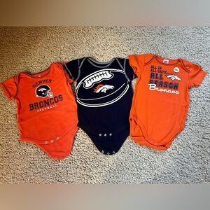 Denver Broncos onesies
